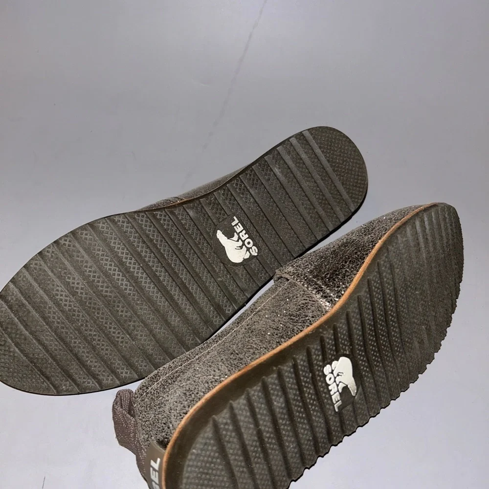 Sorel Ella flat slide on shoes